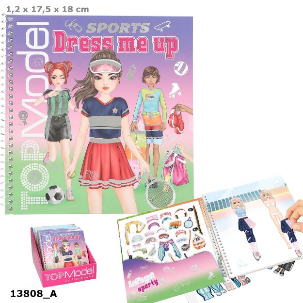 Bild von 13808 - TOPModel Dress Me Up Stickerbuch Sports