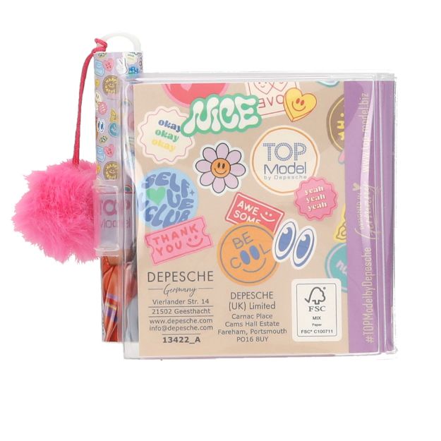 Bild von 13422 - TOPModel Mini Notizbuch mit Kugelschreiber GIRL POWER