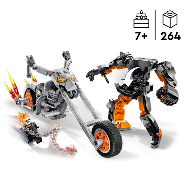 Bild von LEGO® Marvel Super Heroes™ - Ghost Rider mit Mech & Bike