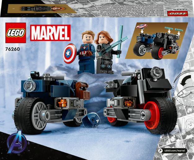 Bild von LEGO® Marvel Super Heroes™ - Black Widows & Captain Americas Motorräder
