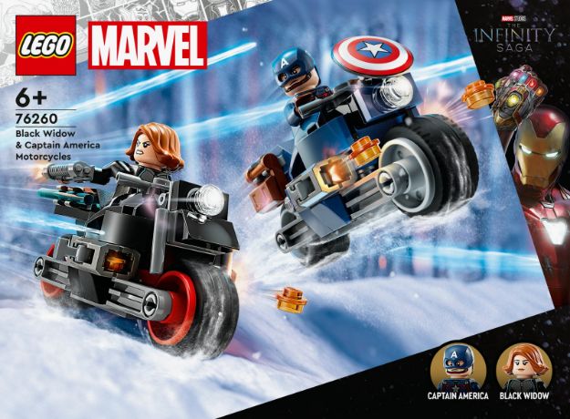 Bild von LEGO® Marvel Super Heroes™ - Black Widows & Captain Americas Motorräder