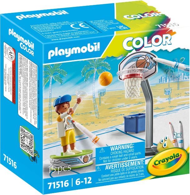 Bild von Playmobil Skater mit Basketball
