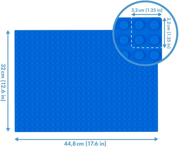 Bild von HUBELINO-560er Grundplatte BLAU - 420329
