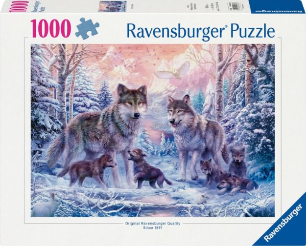 Bild von Puzzle 1000T Arktic Wölfe