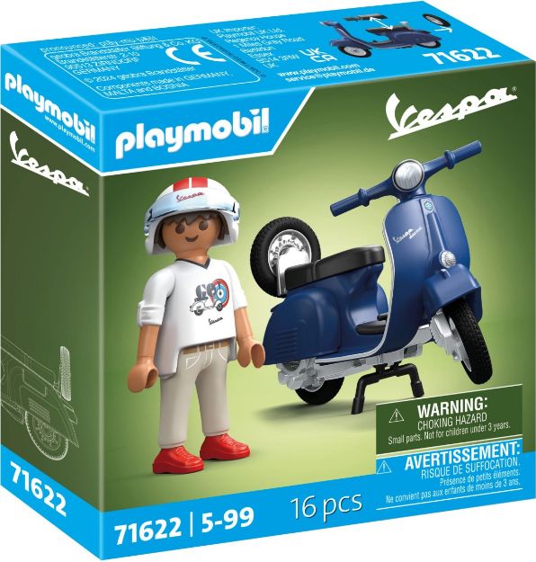 Bild von Playmobil 1969 Vespa 150 Sprint Veloce Blau