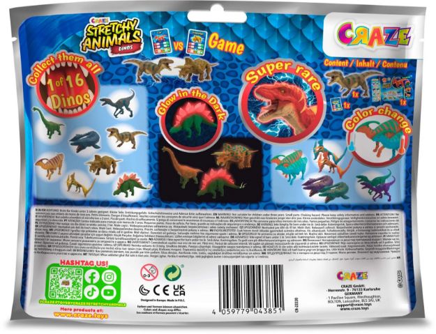 Bild von Stretchy Animals Dinos 16f sort. Special Effect