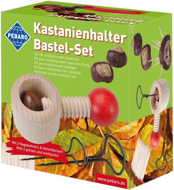 Bild von PEBARO Kastanienhalter Bastel-Set - 5377