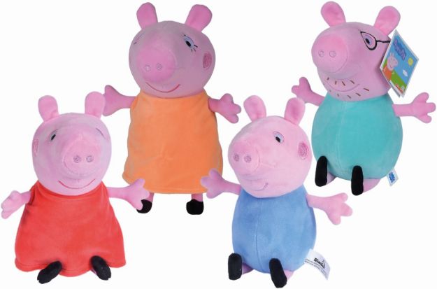 Bild von Peppa Pig Plüsch klein, 4-sortiert - 109261011