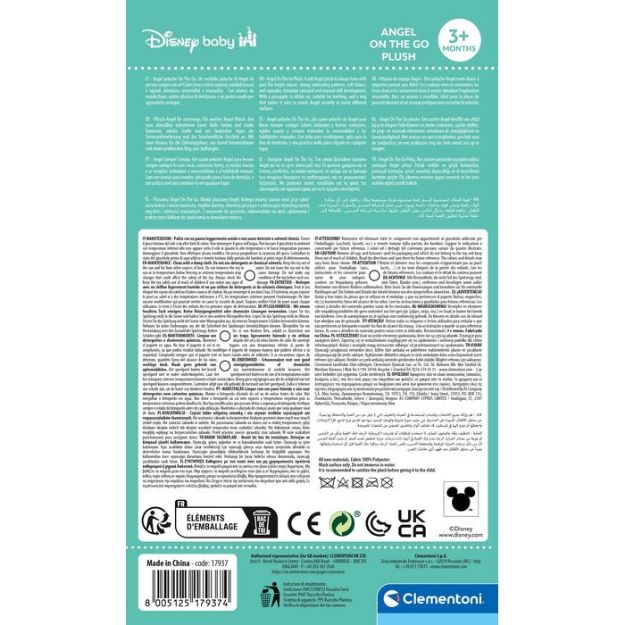 Bild von Disney Stitch Plüsch Angel sensorische Elem. 3M+