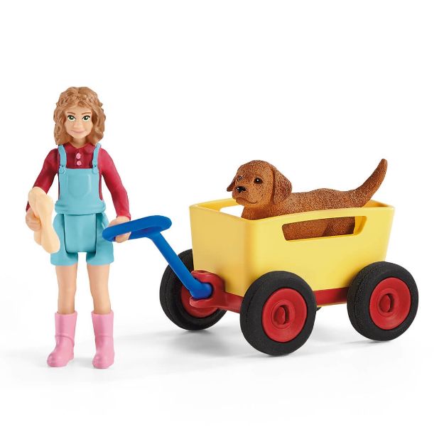 Bild von schleich® Farm World 42543 Bollerwagen-Ausflug