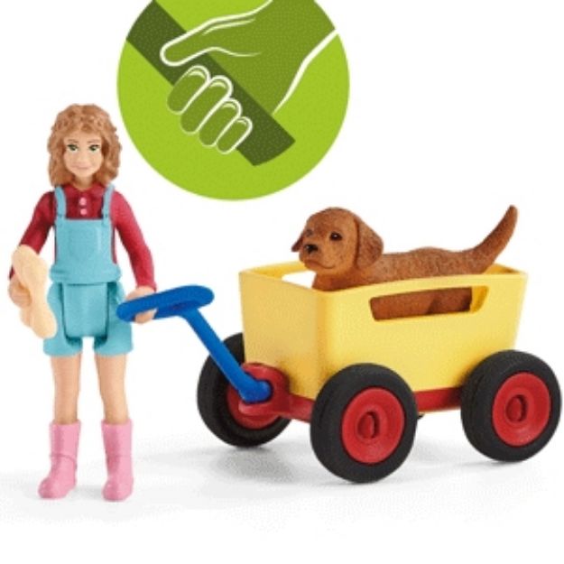 Bild von schleich® Farm World 42543 Bollerwagen-Ausflug