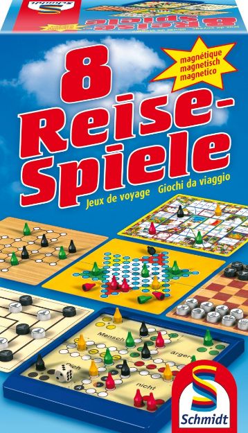 Bild von Schmidt Spiele 8 Reise-Spiele magnetisch - 49102