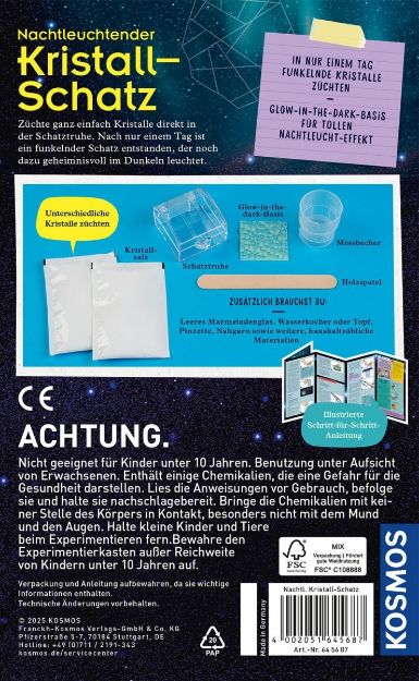 Bild von Nachtleuchtender Kristall-Schatz 10+ M-Experiment
