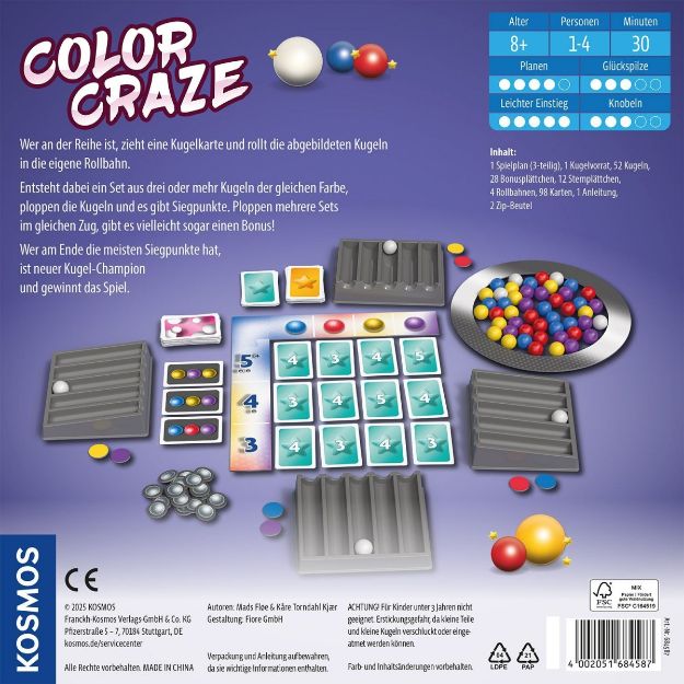 Bild von Color Craze Familienspiel 8+ 1-4 Spieler