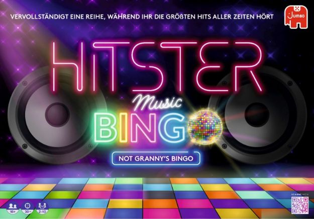 Bild von Jumbo Hitster Bingo - Musik Bingo Variante
