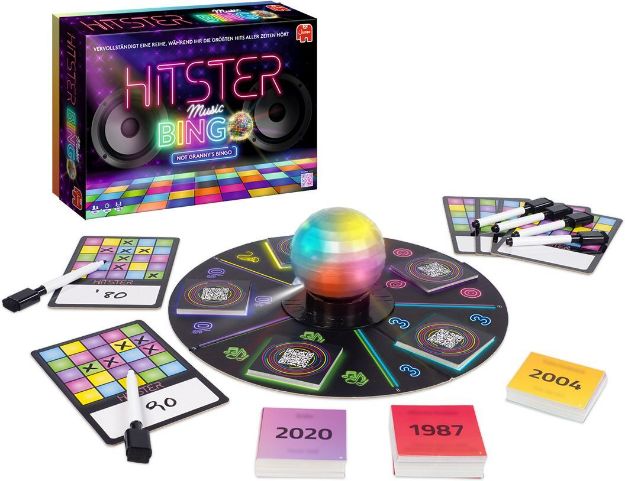 Bild von Jumbo Hitster Bingo - Musik Bingo Variante