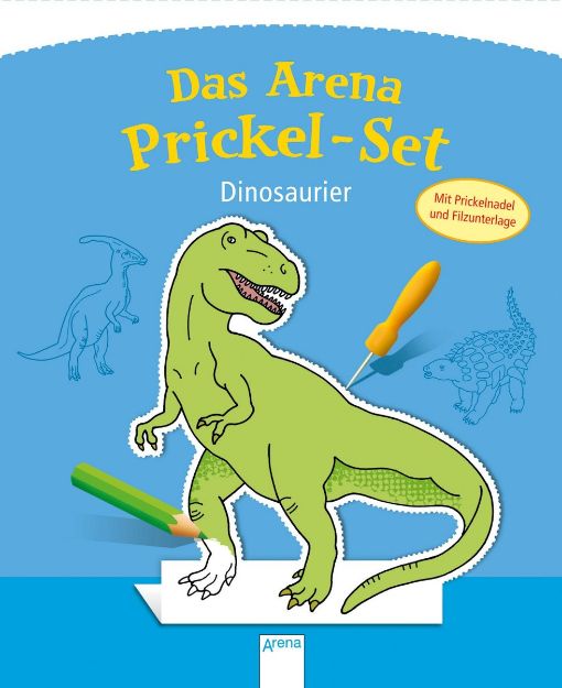 Bild von Das Arena Prickel-Set. Dinosaurier, sortiert - 70878-2
