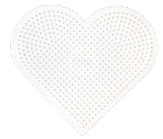Bild von Hama® Bügelperlen Stiftplatte großes Herz - 233