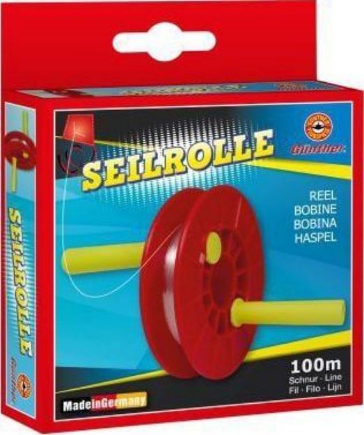 Bild von SEILROLLE mit 100 m Schnur, Reißfestigkeit ca. 6 kg - 1252