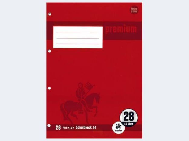 Bild von Briefblock A4/50 Lin28 70g kar 4 Löcher - Eine Verkaufseinheit = 10 Stück - 44228