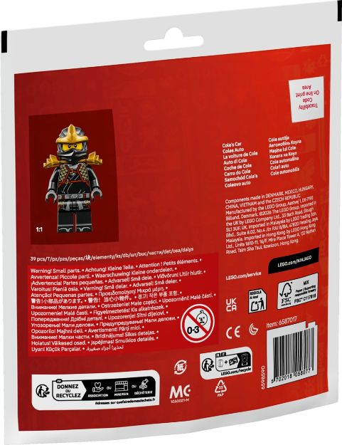 Bild von LEGO Polybag Ninjago Ninja Coles Flitzer