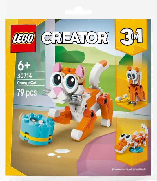 Bild von LEGO Polybag Creator Orange Katze