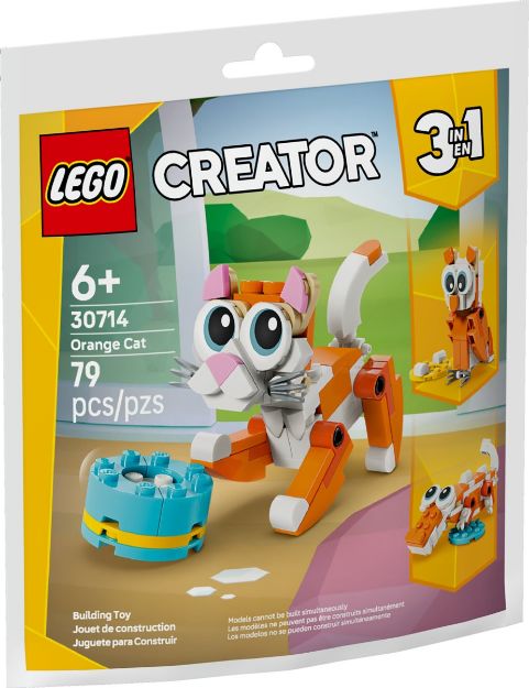 Bild von LEGO Polybag Creator Orange Katze
