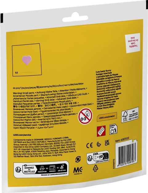 Bild von LEGO 30716 Polybag Creator Putziger Osterhase