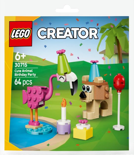 Bild von LEGO Polybag Creator Niedliche Tiere Feiern Geb.