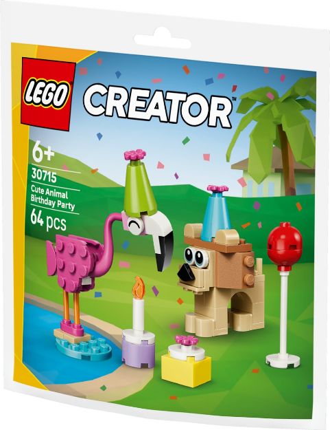 Bild von LEGO Polybag Creator Niedliche Tiere Feiern Geb.
