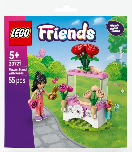 Bild von LEGO Polybag Friends Blumenstand mit Rosen