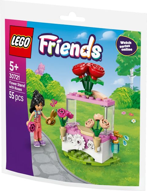 Bild von LEGO Polybag Friends Blumenstand mit Rosen