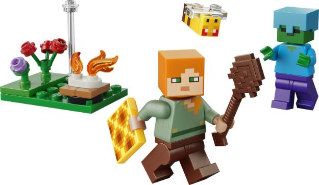 Bild von LEGO Polybag Minecraft Alex Begegnung am Lagerf.