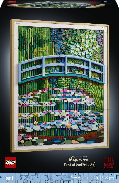 Bild von LEGO® ART - 31220 Claude Monet – Brücke über einen Seerosenteich