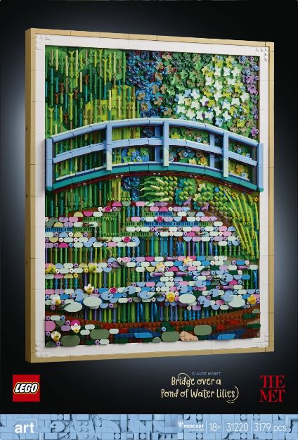 Bild von LEGO® ART - 31220 Claude Monet – Brücke über einen Seerosenteich