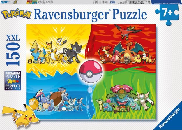 Bild von Puzzle 150T XXL Pokemon Typen