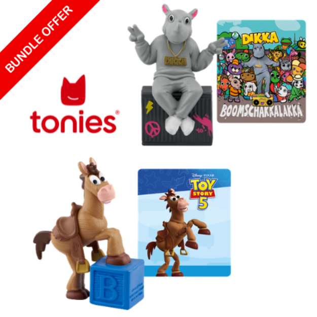 Bild von VÖ 13.08.2026 Tonies - Bundle - 2er Set - DIKKA - Boom Schakkalakka + Disney Pixar Toy Story 5: Bullseye