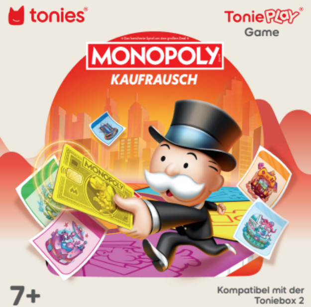 Bild von VÖ 10.09.2026 Tonieplay Game M - Monopoly Kaufrausch  - 11004495