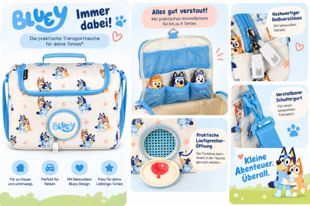 Bild von VÖ 22.10.2026 Tonies - HörSpiel Transporter - Bluey - 11004712